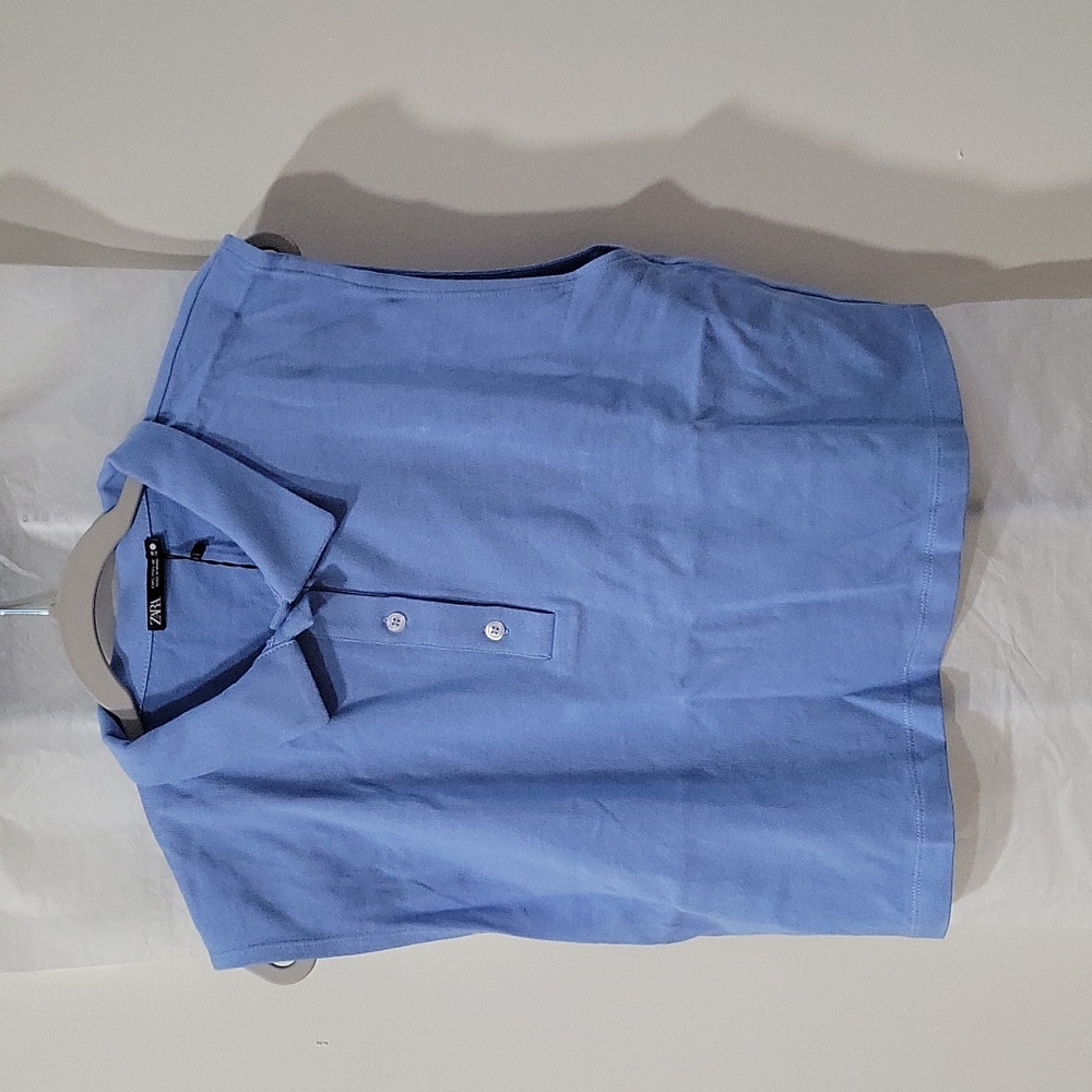 ZARA Crop polo
